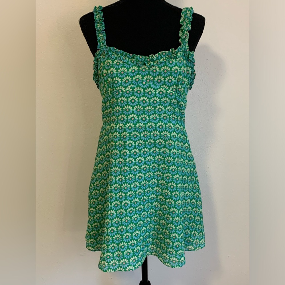 Zara 'Abrielle' Sleeveless Flower Print Dress